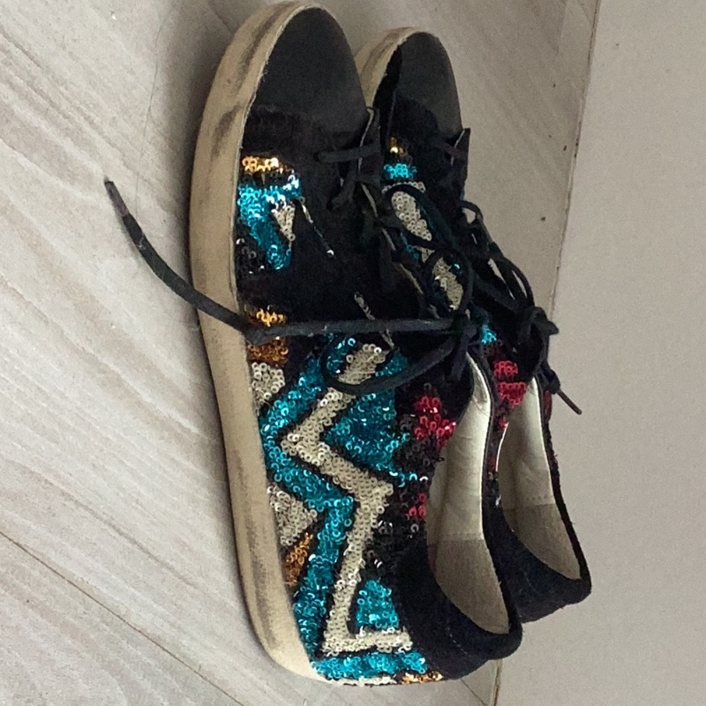 Womens sequin golden goose